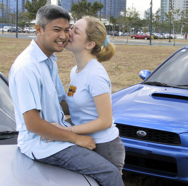 Enzo Pastor and Dalia Guerrero