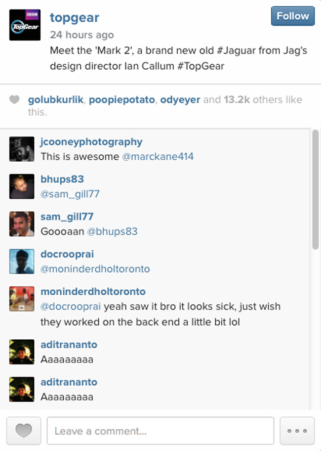 Top Gear on Instagram