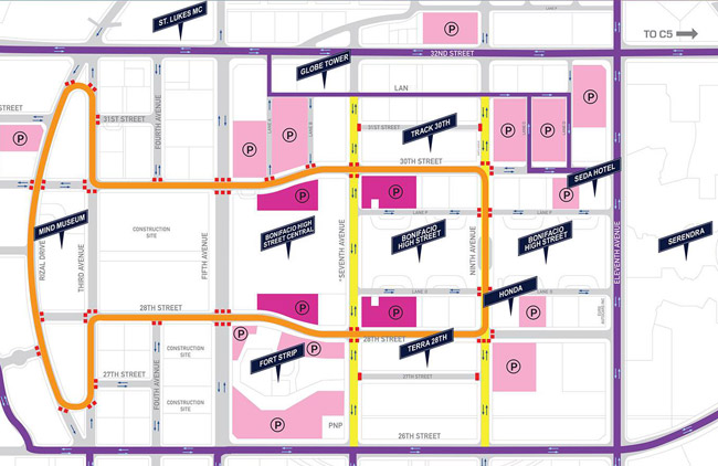 Globe Slipstream BGC map