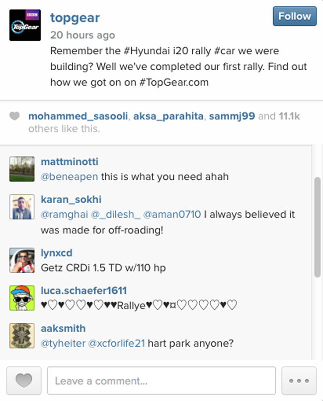 Top Gear on Instagram