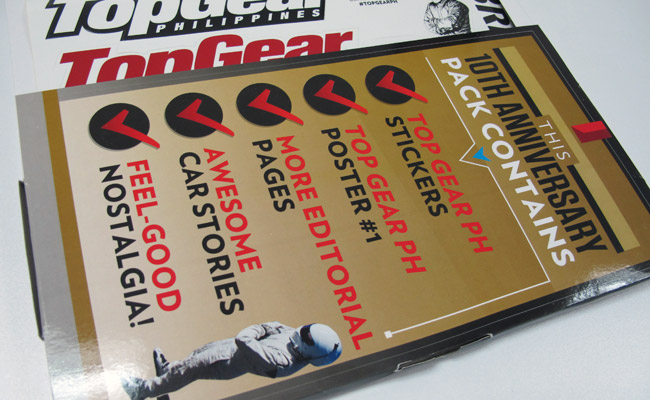 Top Gear Philippines 10th Anniversary pack