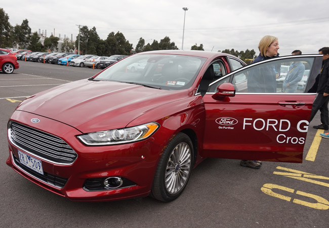 Stephanie Asi and Ford in Australia