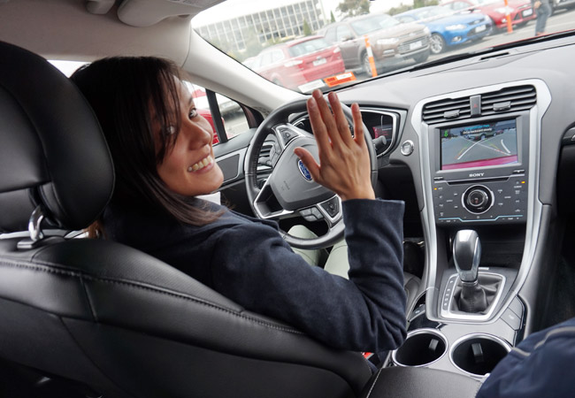 Stephanie Asi and Ford in Australia