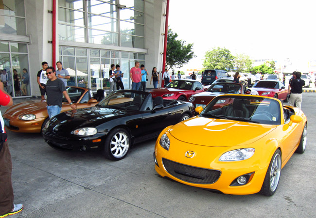 Mazda Miata celebration