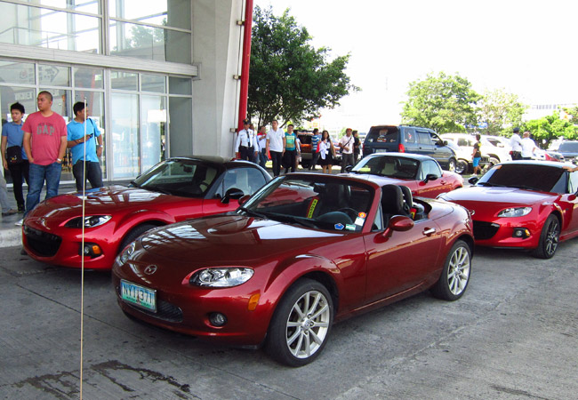 Mazda Miata celebration