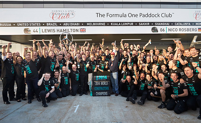 TopGear.com.ph Philippine Car News - Mercedes-AMG is 2014 Formula 1 Constructors’ champion