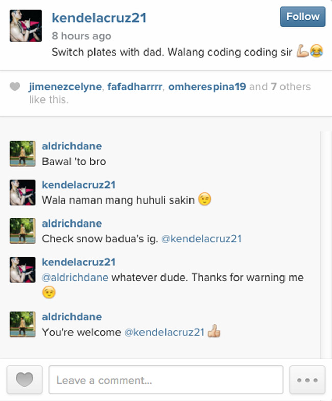 Ken Dela Cruz on Instagram