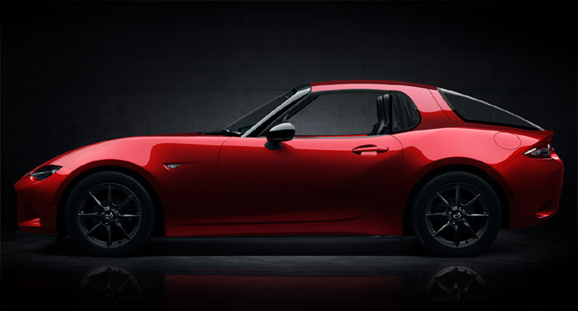 We render how a Mazda MX-5 Coupe would look like