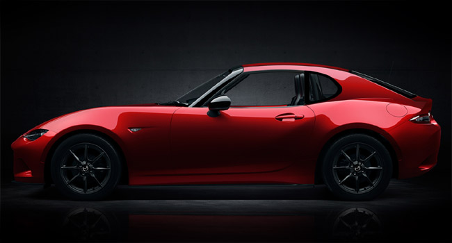 We render how a Mazda MX-5 Coupe would look like