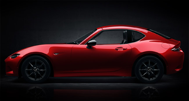 We render how a Mazda MX-5 Coupe would look like