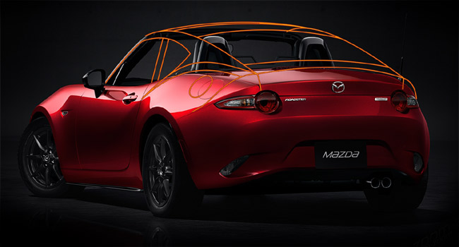 We render how a Mazda MX-5 Coupe would look like
