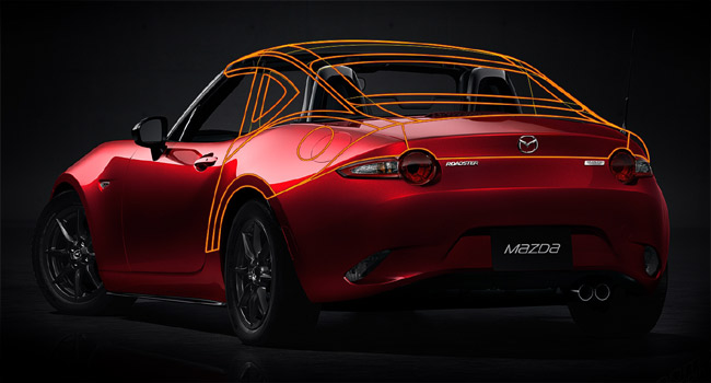 We render how a Mazda MX-5 Coupe would look like