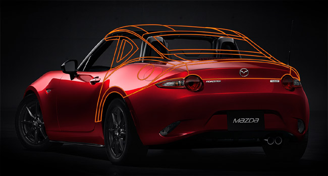 We render how a Mazda MX-5 Coupe would look like