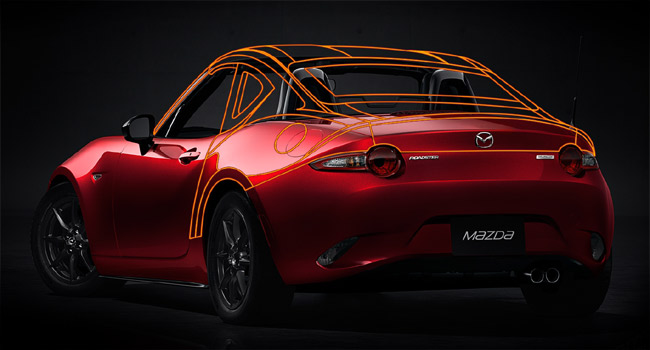 We render how a Mazda MX-5 Coupe would look like