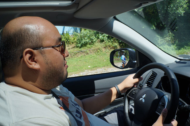 Mitsubishi ASX La Union drive Mitsubishi ASX La Union drive