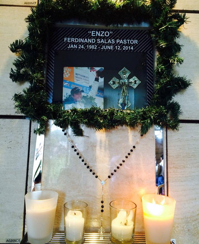 Remembering Enzo Pastor on All Souls' Day