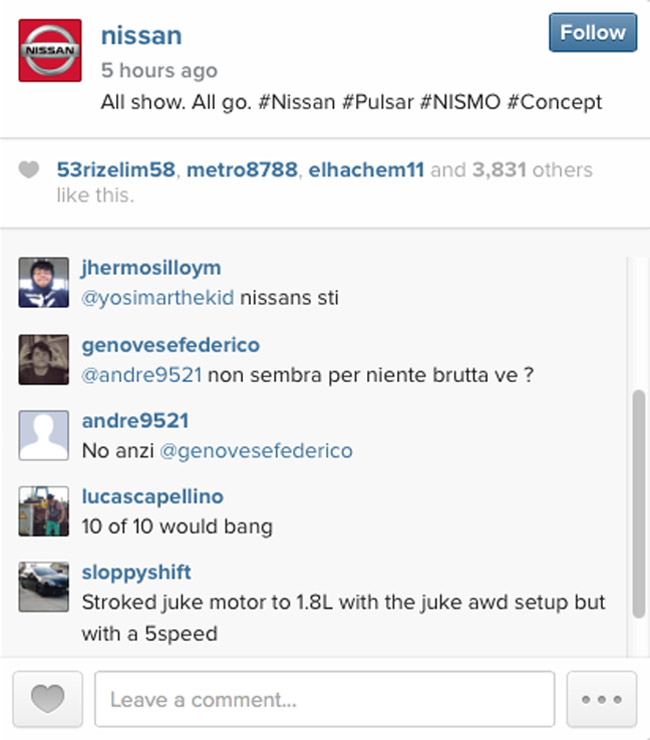 Nissan on Instagram
