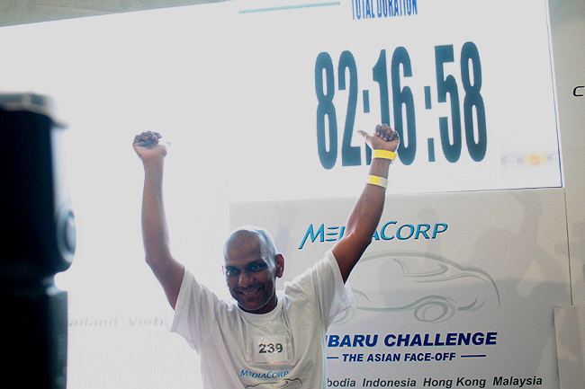 2014 Subaru Palm Challenge: Will you stay awake for 82 hours to win a car? This man did