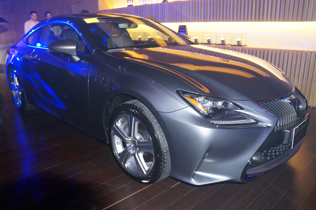 Lexus RC launch