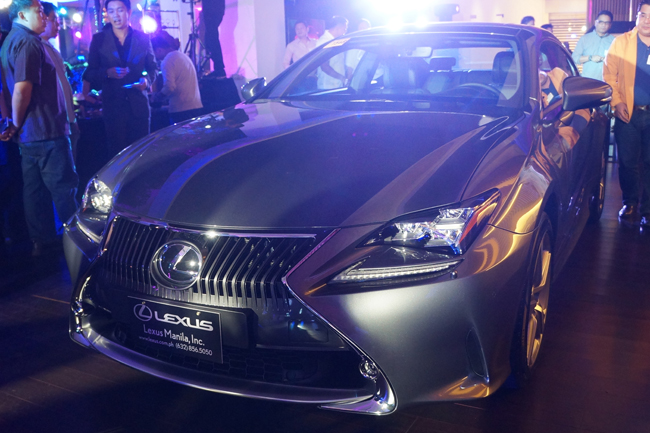 Lexus RC launch