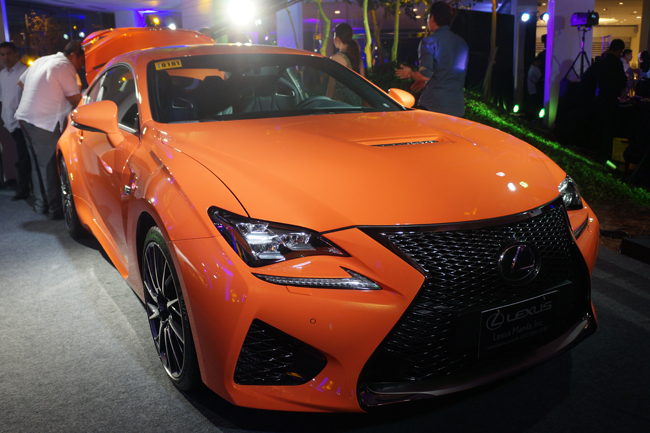 Lexus RC launch