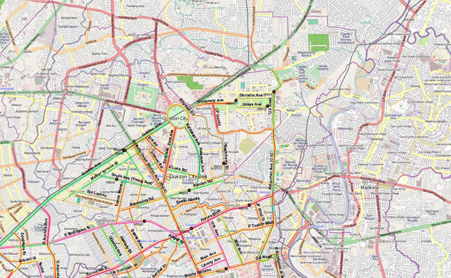 Map of Quezon City