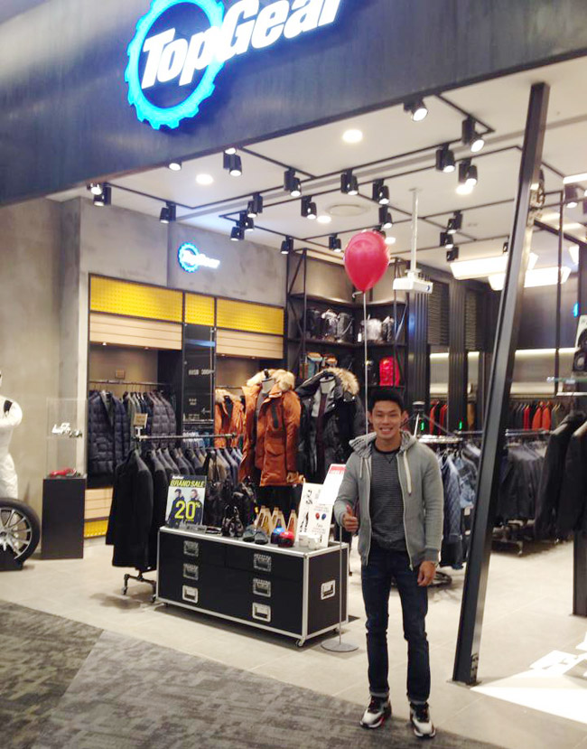 Top Gear store in South Korea