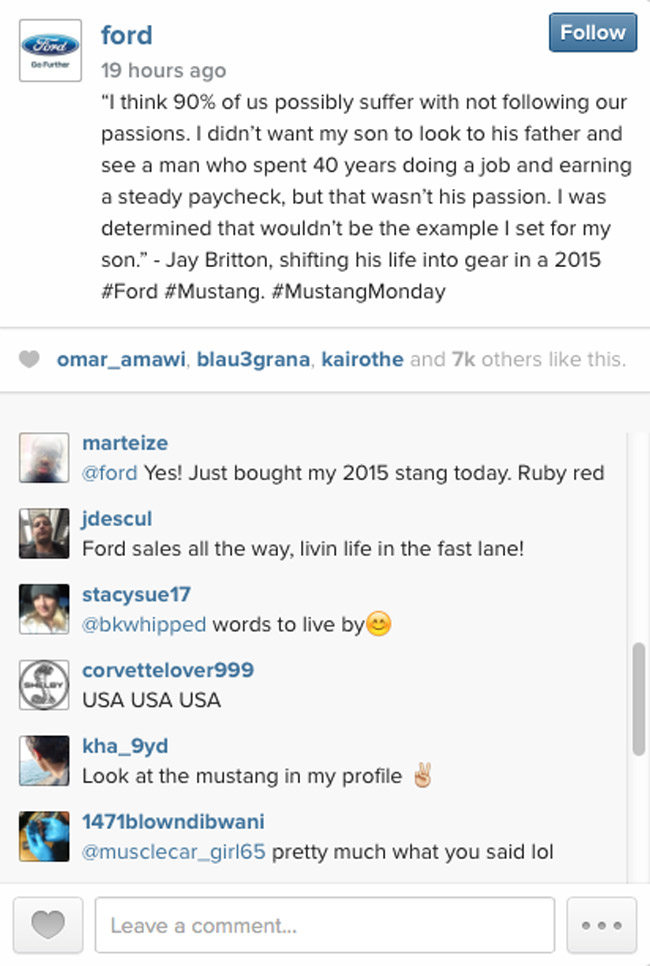 Ford on Instagram