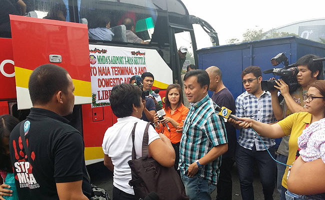 TopGear.com.ph Philippine Car News - MMDA begins Christmas shuttle service to NAIA Terminals 2 to 4