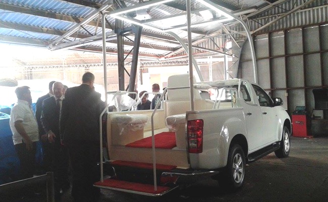 Isuzu D-Max Popemobile