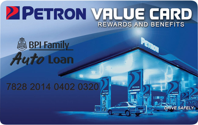 Here's how you can get a free BPI Family Auto Loan-Petron value card