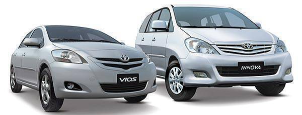 Toyota Vios and Toyota Innova