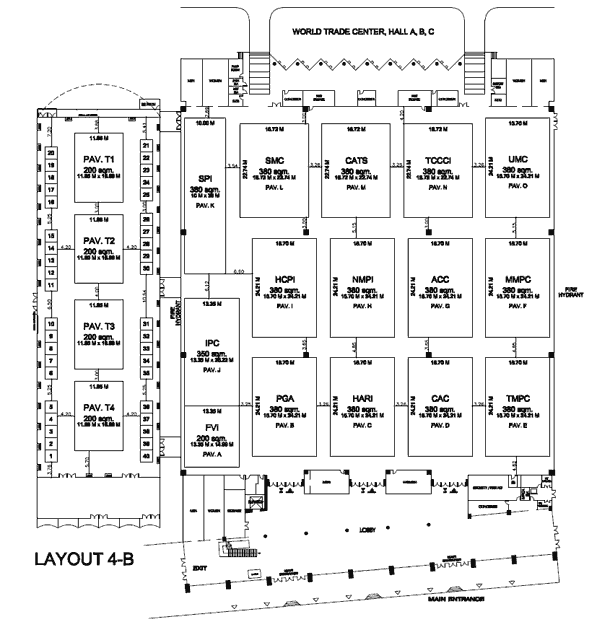 TopGear.com.ph Philippines Car News - 2010 Philippine International Motor Show floor plan