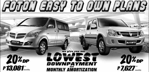 Foton Car Deals Top Gear Philippines