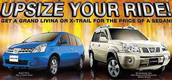 Nissan Upsize Your Ride