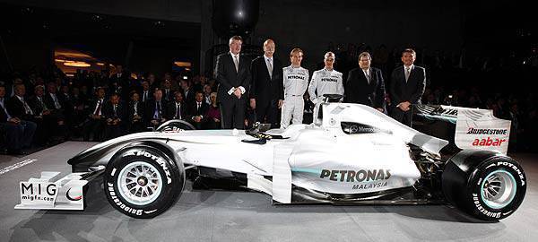 TopGear.com.ph News Mercedes GP Petronas race car unveiled in Stuttgart Germany