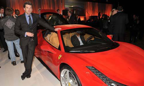 TopGear.com.ph Car News - Patrick Dempsey at the Ferrari Auction image 