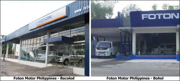 TopGear.com.ph Philippines Car News - Foton dealerships in Bacolod and Bohol
