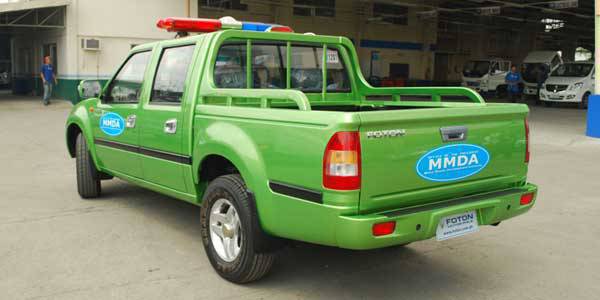 TopGear.com.ph Philippine Car News - MMDA Foton Pickup Trucks