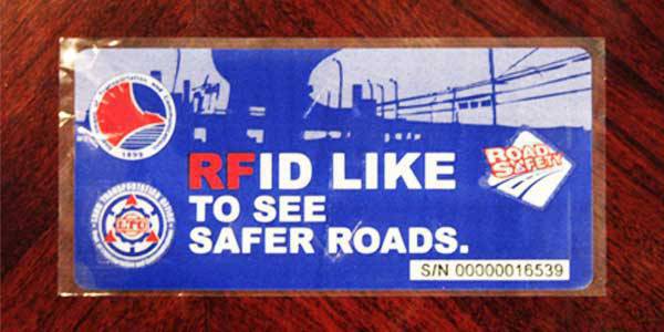 TopGear.com.ph Philippine Car News - RFID sticker