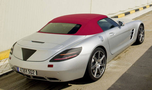 Mercedes SLS roadster Gullwing-less SLS soft-top version