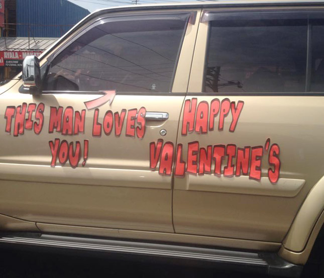 Cars and Valentine's Day