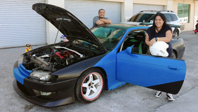 Kathy Villar takes up drifting