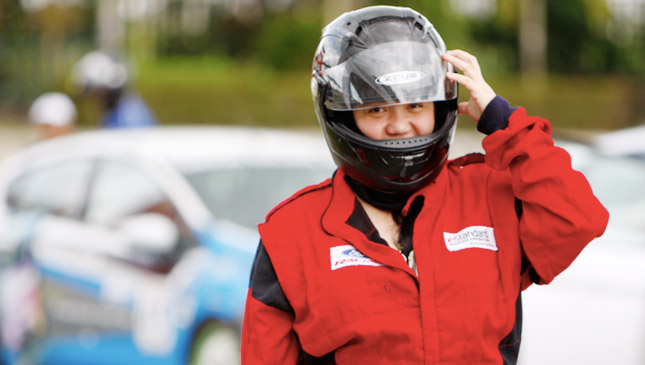 Kathy Villar takes up drifting