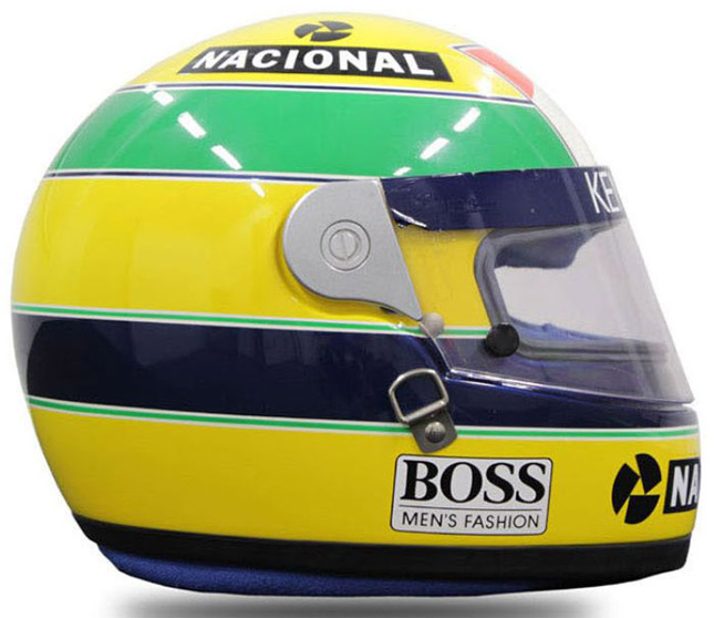 Ayrton Senna Formula 1 helmet