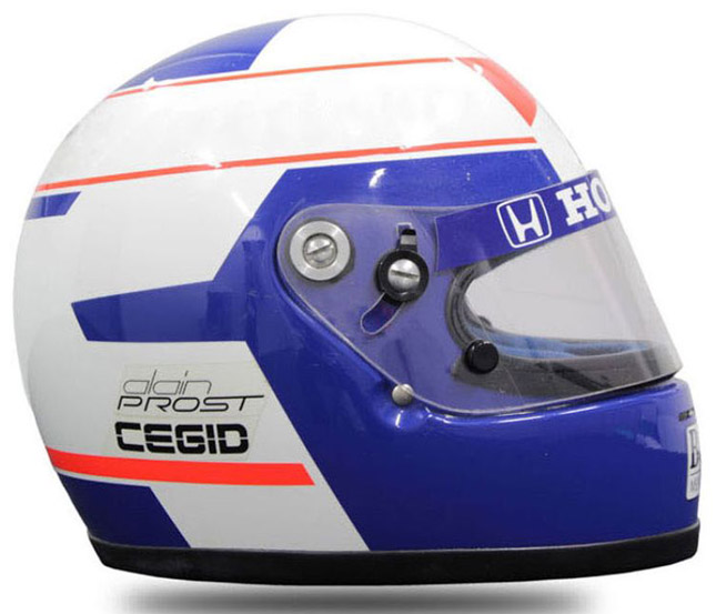 Alain Prost Formula 1 helmet