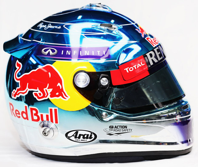 Sebastian Vettel Formula 1 helmet