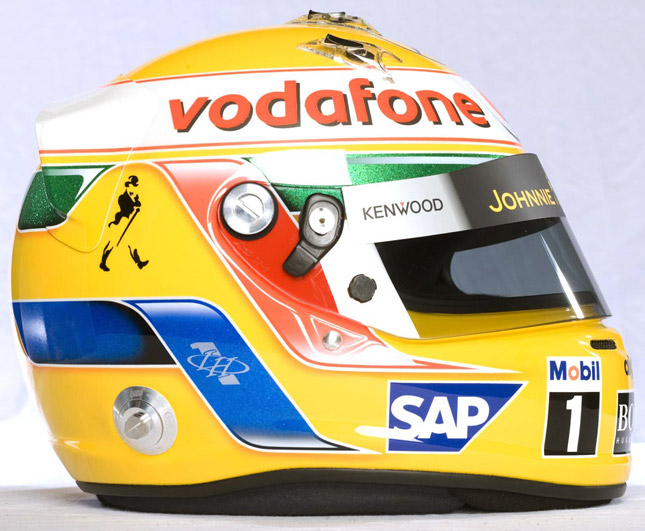 Lewis Hamilton Formula 1 helmet