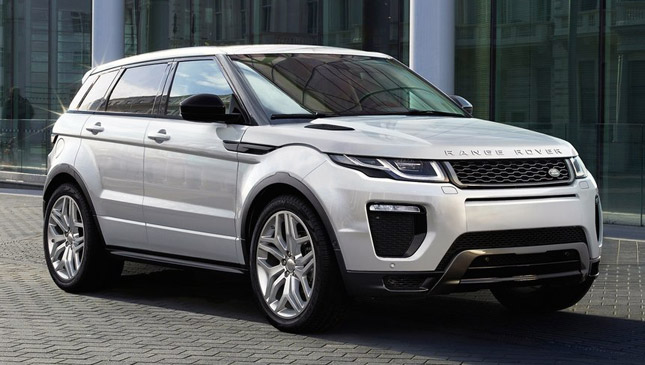 The Range Rover Evoque wears this face now