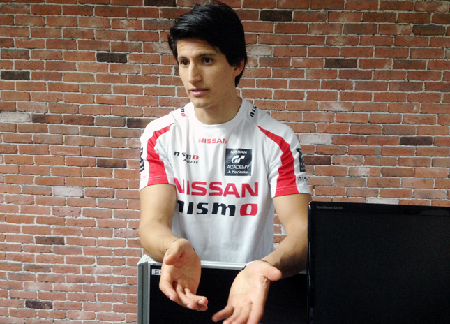 2014 Nissan GT Academy International champion Ricardo Sanchez